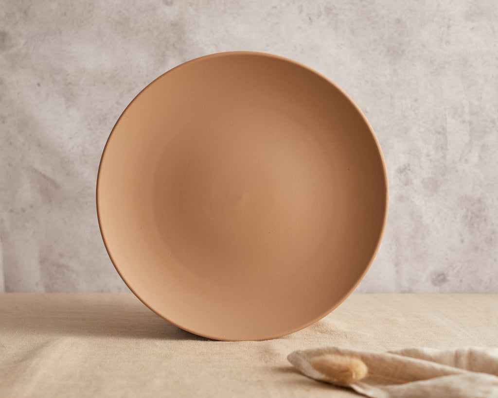 Luma Round Ceramic Salmon Round Dinner Plate-0