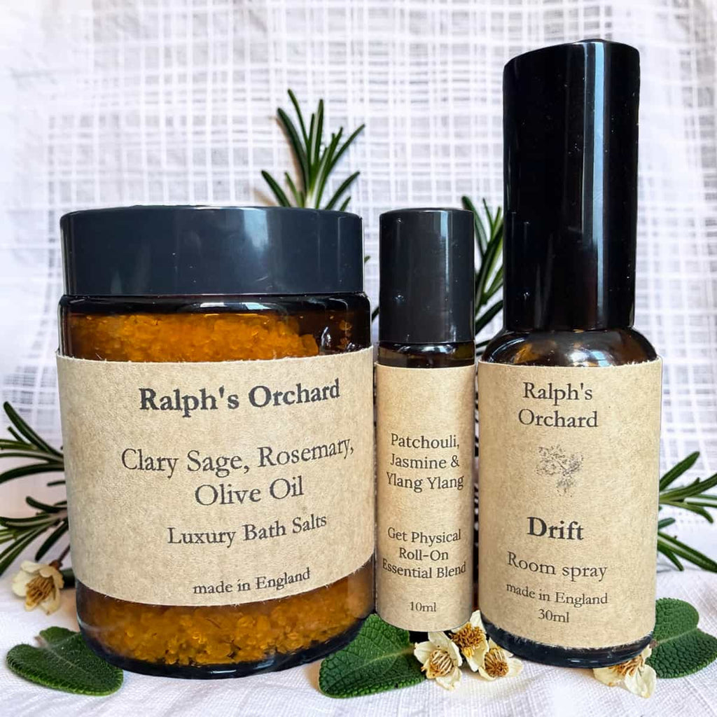 The Botanical Wellbeing Gift Set | Bath Salts, Room Spray & Roll-On-2