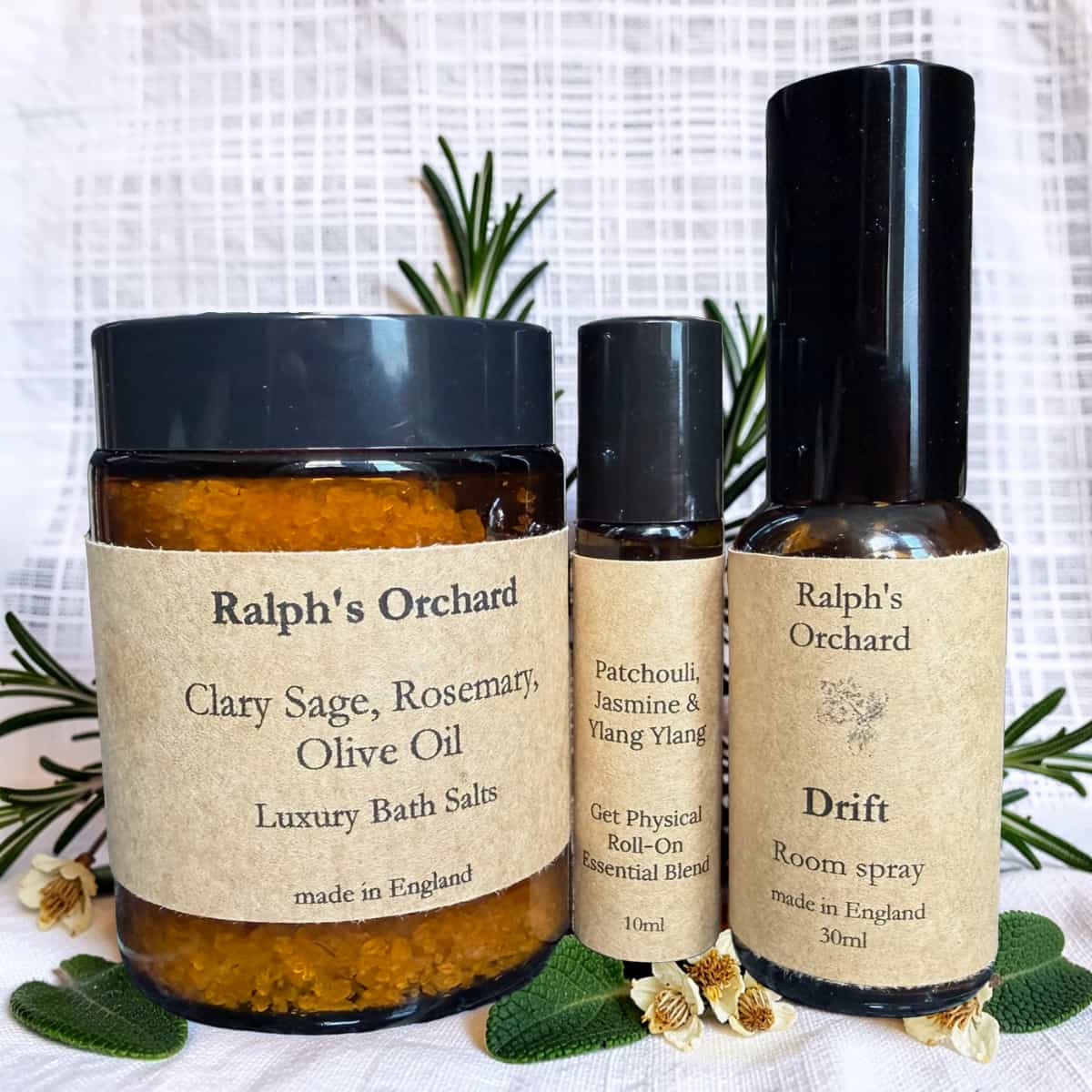 The Botanical Wellbeing Gift Set | Bath Salts, Room Spray & Roll-On-2