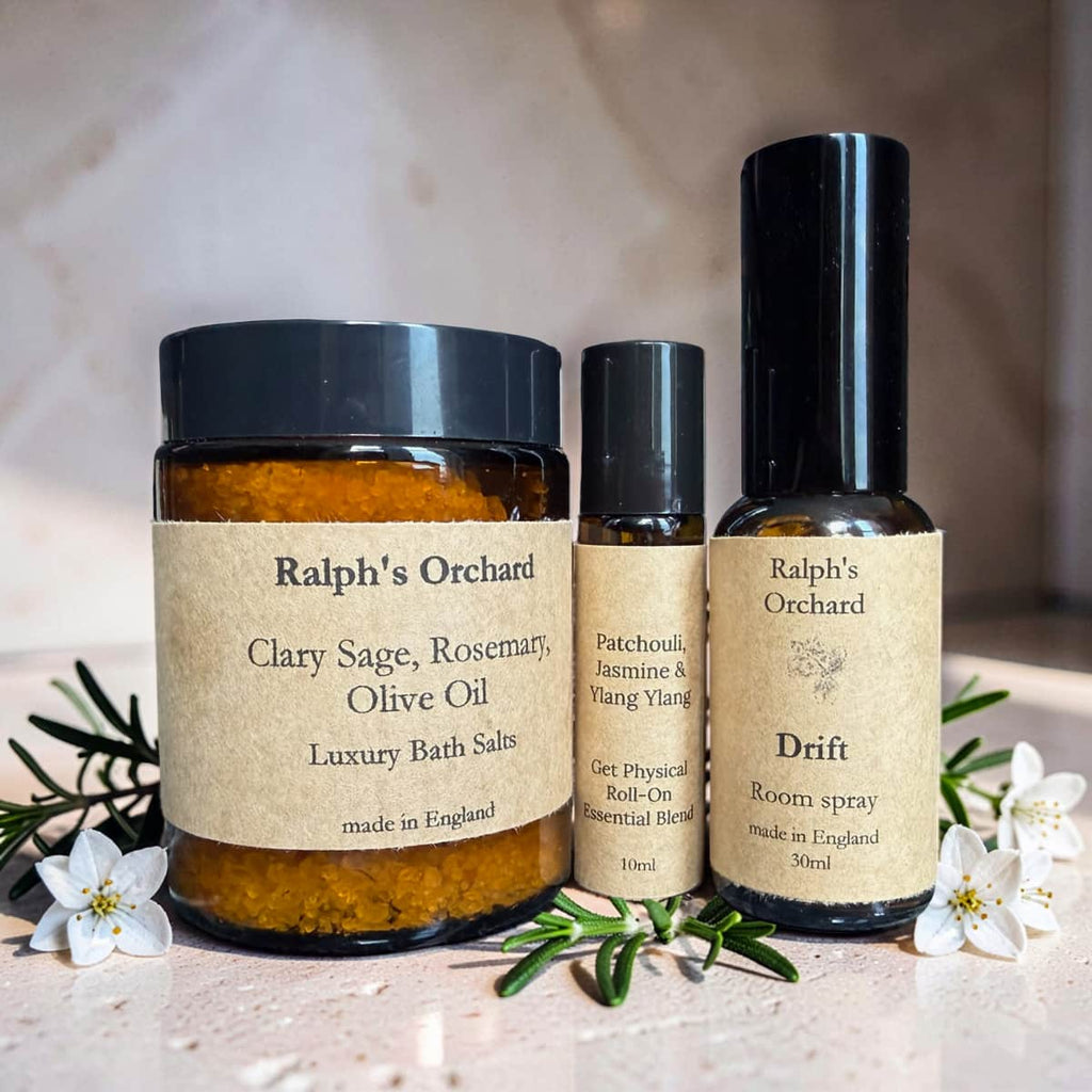 The Botanical Wellbeing Gift Set | Bath Salts, Room Spray & Roll-On-0