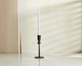 Aruma Black Candle Holder – Cast Iron Rustic Taper Candlestick-0