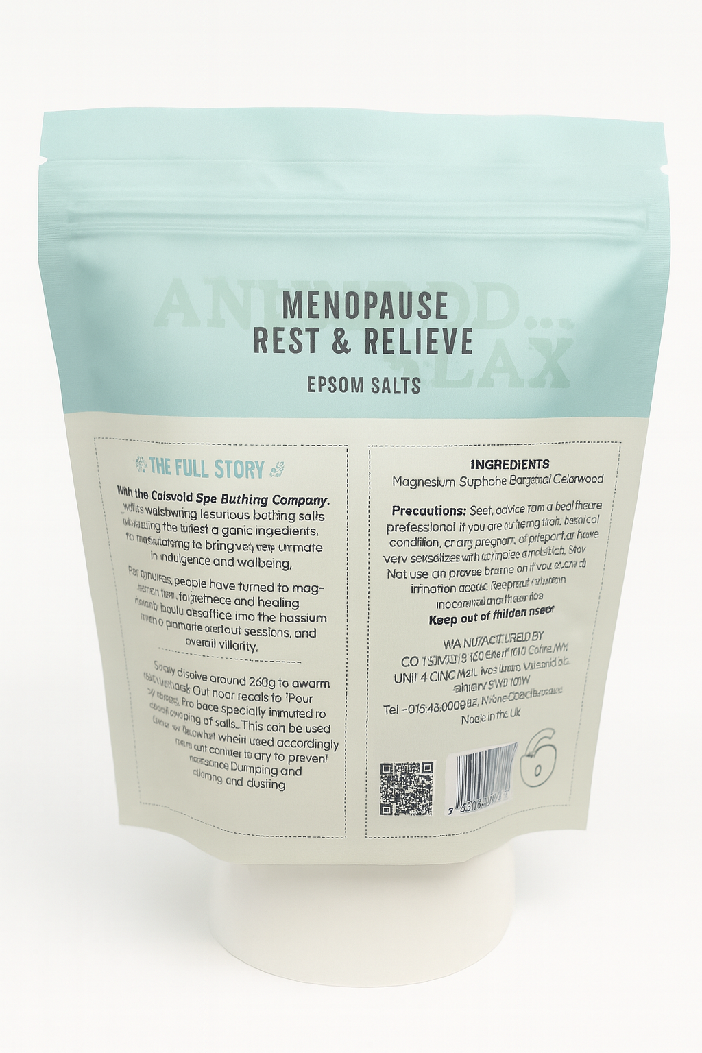 Menopause Rest & Relieve with Bergamot & Cedarwood Pouch