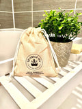 Calm & Tranquillity Epsom Salts Cotton Pouch with Bergamot & Cedarwood (250g)