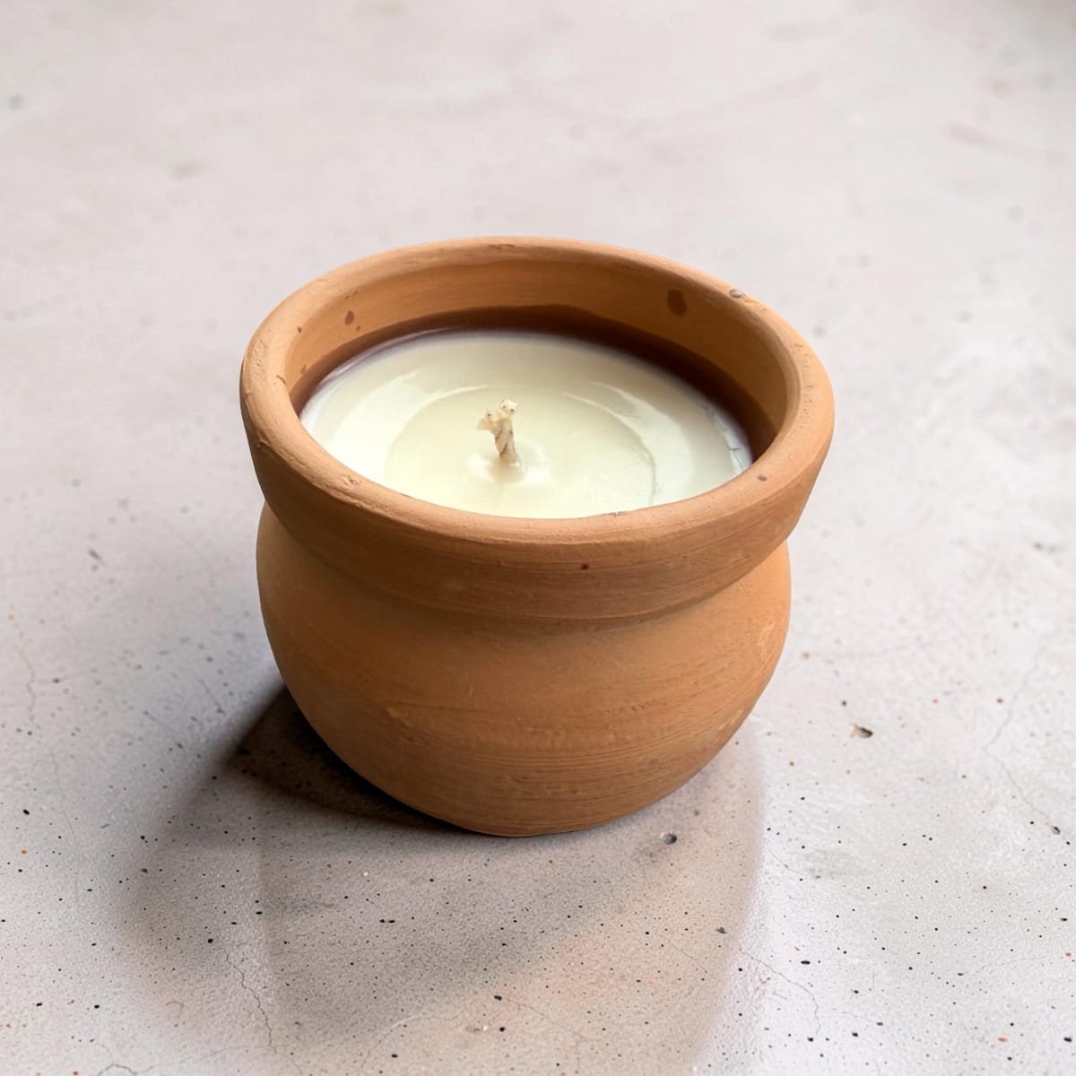 Mitti Kulhad Candle | Natural Wax & Essential Oil-4